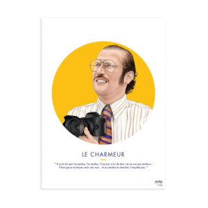 AFFICHE LE CHARMEUR JAUNE FRANÇOIS DAMIENS ASAP