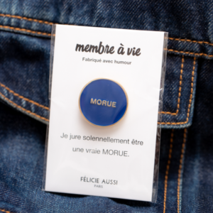 PIN'S MORUE PAR FÉLICIE AUSSI