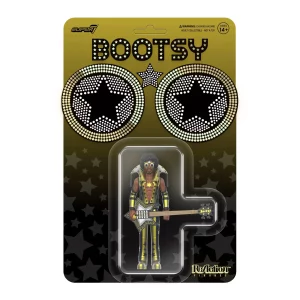 BOOTSY COLLINS BLACK & GOLD REACTION FIGURES - SUPER7