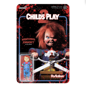 HOMICIDAL CHUCKY CHILD'S PLAY FIGURINE ReAction Figures de 3,75 pouces - SUPER7