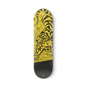 PLANCHE DE SKATEBOARD DECORATIVE TIGER PAR THE SKATE BIRD