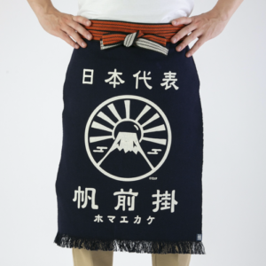 TABLIER TRADITIONNEL MAEKAKE JAPONAIS MONT FUJI - ANYTHING