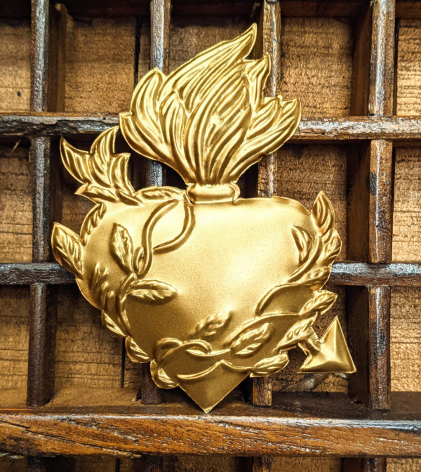 EX-VOTO COEUR FLECHE BONCOEURS