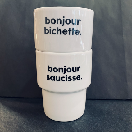 GOBELET BONJOUR SAUCISSE - FÉLICIE AUSSI