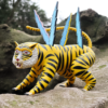 FIGURINE TIGER BOLTS BY MATT LEINES - RVCA x ARTOYZ ORIGINALS