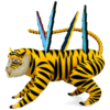 FIGURINE TIGER BOLTS BY MATT LEINES - RVCA x ARTOYZ ORIGINALS