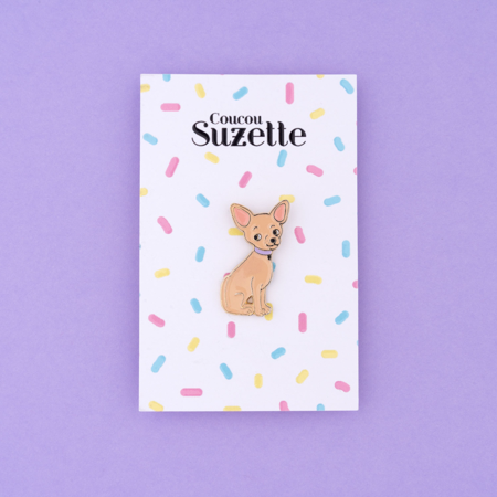 PIN'S CHIEN CHIHUAHUA - COUCOU SUZETTE