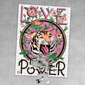 PUZZLE LOVE IS POWER - PRINT CLUB LONDON X LUCKIES