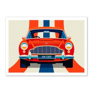 ART-POSTER VINTAGE BRITISH CAR - Bo Lundberg - WALL EDITIONS