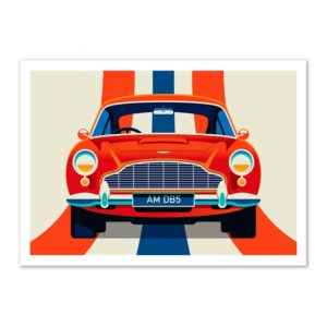 ART-POSTER VINTAGE BRITISH CAR - Bo Lundberg - WALL EDITIONS