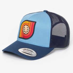 CASQUETTE TRUCKER HAT DOUBLE J NAVY - JONSEN ISLAND