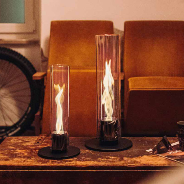 FEU DE TABLE SPIN 90 NOIR - HÖFATS