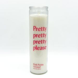 BOUGIE PRETTY PRETTY PLEASE PINK PEONY COCONUT - DESIGNWORKS INK
