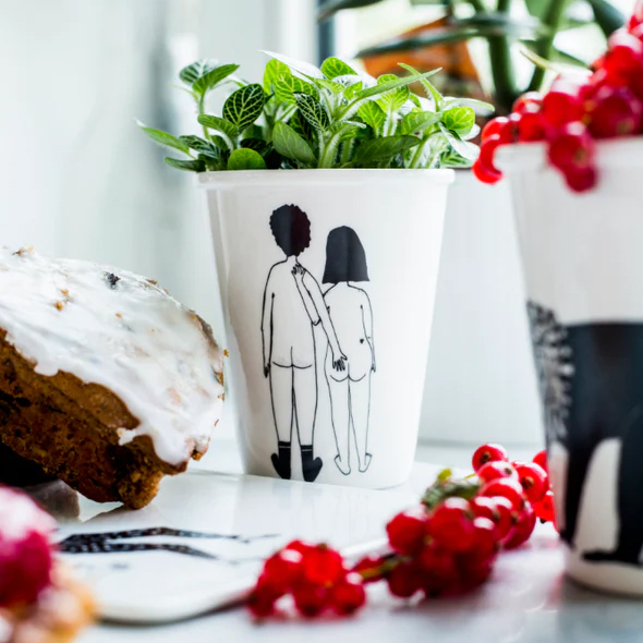 GOBELET COUPLE NU DOS - HELEN B