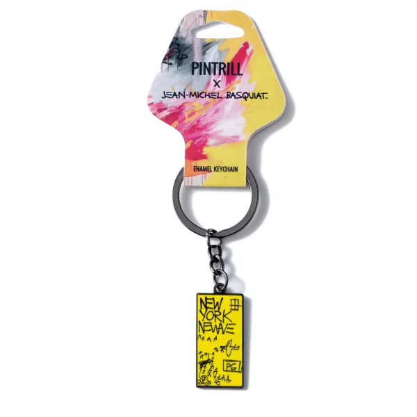 NEW YORK NEW WAVE PORTE-CLÉS JEAN-MICHEL BASQUIAT - PINTRILL KEYCHAIN