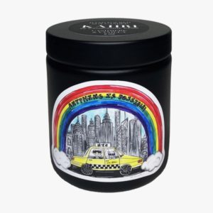 BOUGIE "NYC RAINBOW" ILLUSTRATION ORIGINALE DE KAHRI NEW YORK