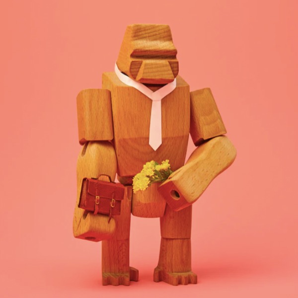 HANNO THE GORILLA EN BOIS - AREWARE
