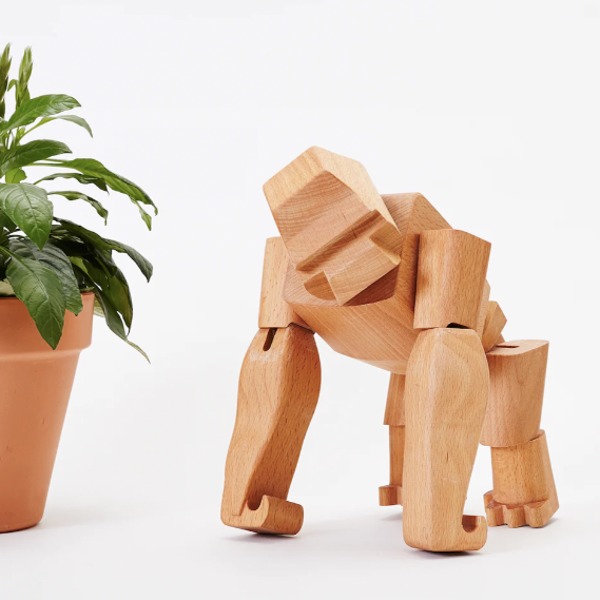 HANNO THE GORILLA EN BOIS - AREWARE