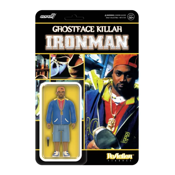 GHOSTFACE KILLAH (IRONMAN) WU-TANG CLAN - REACTION FIGURES SUPER7