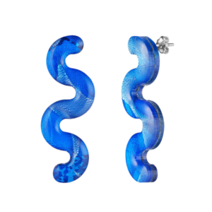 BOUCLES D'OREILLE BLUES WAVES - MONOLAMA