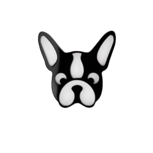 BROCHE BOULEDOGUE FRANÇAIS "FRENCH BULLDOG" - MONOLAMA