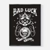 Affiche de chez Yeaaah! Studio se nommant "BAD LUCK". Voici représenté Mystical Black. Ce diseur de bonne aventure est l'un des personnages originaux de Yeaah! Studio.