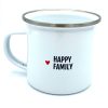 MUG EN METAL EMAILLÉ "HAPPY FAMILY" - BIBICHE FAIT SON CIRQUE