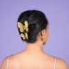 PINCE À CHEVEUX PAPILLON JAUNE - COUCOU SUZETTE