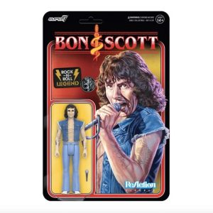 BON SCOTT - AC/DC - REACTION FIGURES - SUPER7