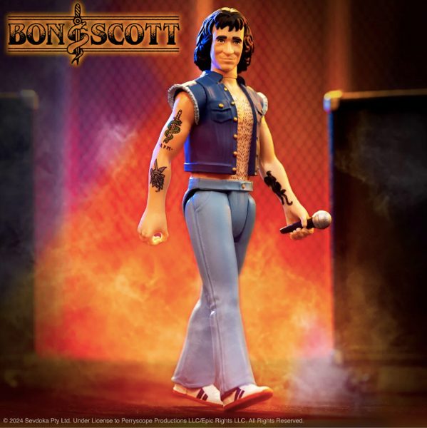 BON SCOTT - AC/DC - REACTION FIGURES - SUPER7