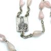 CHAPELET PERLES ROSES VINTAGE - V0191