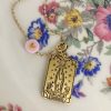 COLLIER ORACLE DE MARIE - L'AMOUREUX - ORANGE - J'AI VU LA VIERGE
