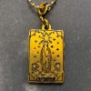 COLLIER ORACLE DE MARIE - L'AMOUREUX - ORANGE - J'AI VU LA VIERGE