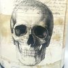 DEMI ABAT-JOUR "TÊTE DE MORT" - VERVEINE MENTHE