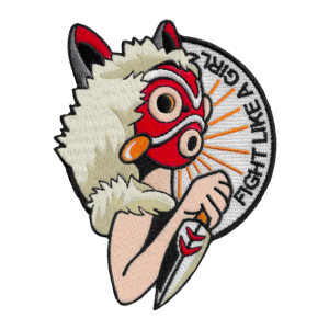 PATCH "FIGHT LIKE A GIRL" MONONOKE - LA BARBUDA