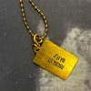 COLLIER ORACLE DE MARIE - L'AMOUREUX - ORANGE - J'AI VU LA VIERGE