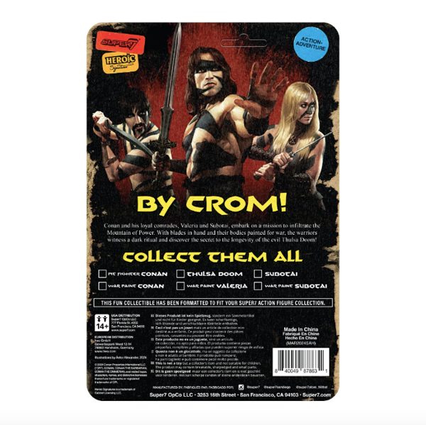 CONAN THE BARBARIAN - REACTION FIGURES - SUPER7