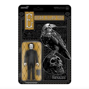 EDGAR ALLAN POE - GREYSCALE - REACTION FIGURES - SUPER7
