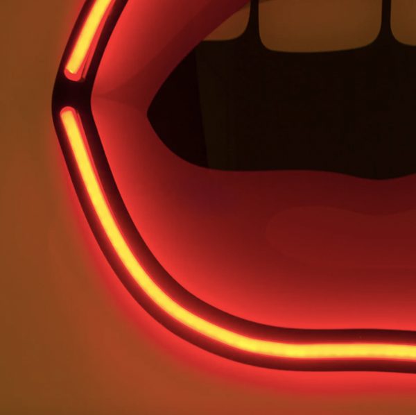 LAMPE APPLIQUE LED "MOUTH" BOUCHE - COLLECTION BLOW PAR STUDIO JOB X SELETTI