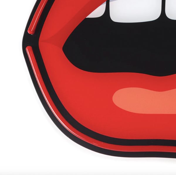 LAMPE APPLIQUE LED "MOUTH" BOUCHE - COLLECTION BLOW PAR STUDIO JOB X SELETTI