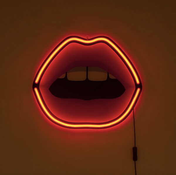 LAMPE APPLIQUE LED "MOUTH" BOUCHE - COLLECTION BLOW PAR STUDIO JOB X SELETTI