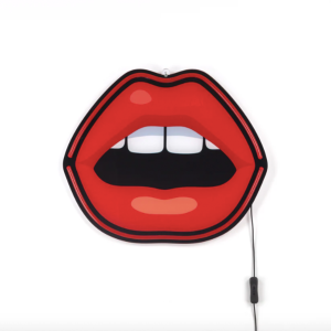 LAMPE APPLIQUE LED "MOUTH" BOUCHE - COLLECTION BLOW PAR STUDIO JOB X SELETTI