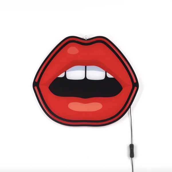LAMPE APPLIQUE LED "MOUTH" BOUCHE - COLLECTION BLOW PAR STUDIO JOB X SELETTI