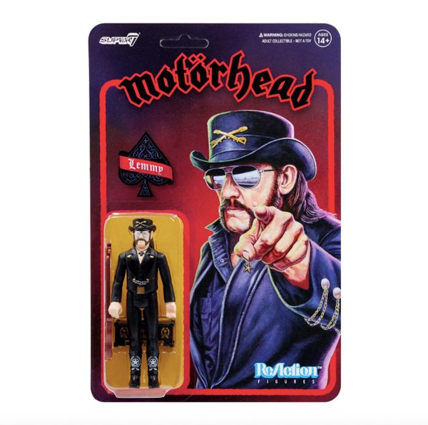 MOTÖRHEAD - LEMMY (MODERN COWBOY) - REACTION FIGURES - SUPER7