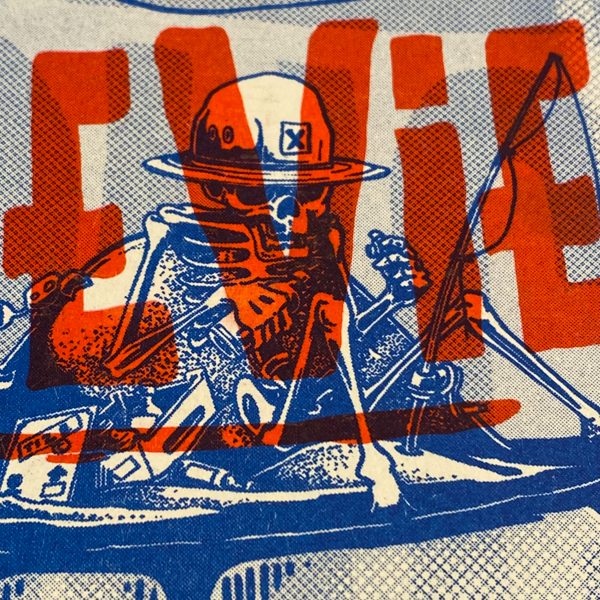 RISOGRAPHIE "MARIN D'EAU DE VIE" SIGNÉE ET NUMÉROTÉE PAR CANNIBAL LETTERS