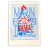 RISOGRAPHIE "MARIN D'EAU DE VIE" SIGNÉE ET NUMÉROTÉE PAR CANNIBAL LETTERS