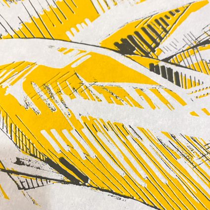 SÉRIGRAPHIE "SERPENT ALBINOS" SIGNÉE ET NUMÉROTÉE PAR KYOO