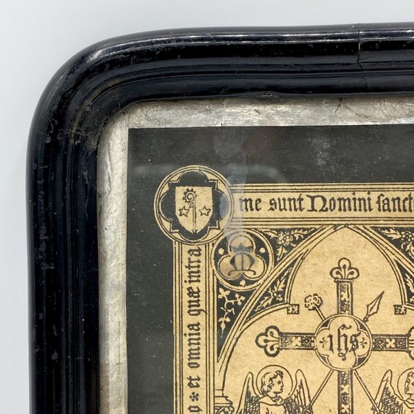 CADRE RELIGIEUX ORAISON FUNÈBRE DOM P. GUÉRANGER DE 1875 - V0201