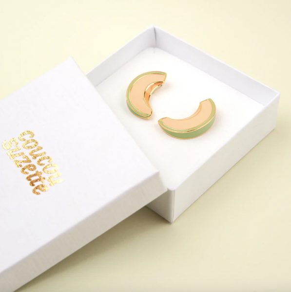 BOUCLES D'OREILLES MELON - COUCOU SUZETTE