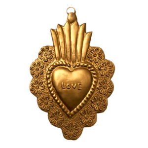 EX-VOTO COEUR FLOWER LOVE - BONCOEURS